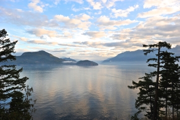 A lake landscape in rural British Columbia, Canada