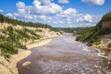 A river in Canada's Northwest Territories