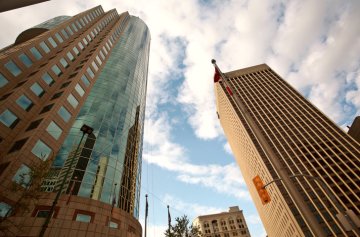 A view of downtown Winnipeg, Manitoba, Canada