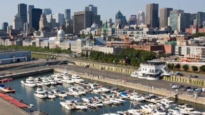 Montreal harbour skyline qswp