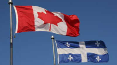 Quebec canada flags