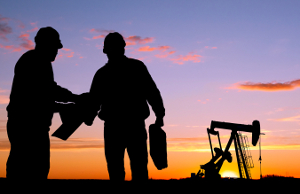 Oil Industry at Sunset Oil Industry at Sunset