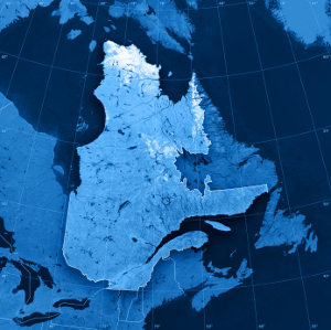 Map of Quebec