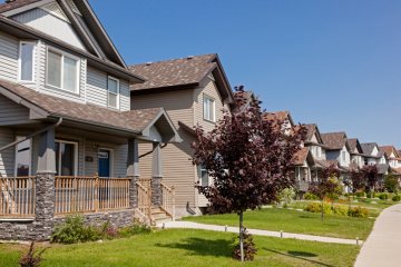 Residential homes in Saskatoon, Saskatchewan, Canada