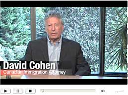 Canada Immigration Lawyer David Cohen