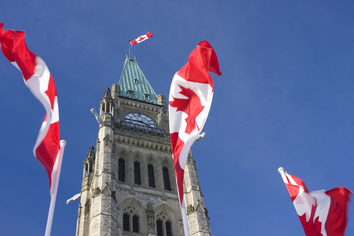 Canada flag in Ottawa
