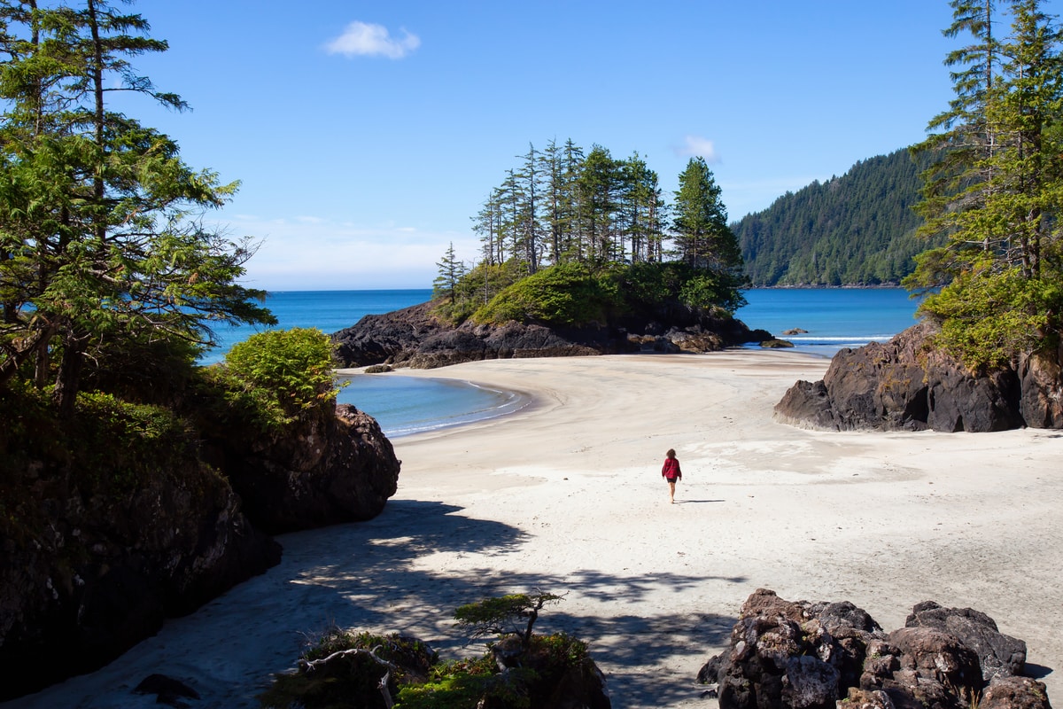 A beach on Vancouver Island