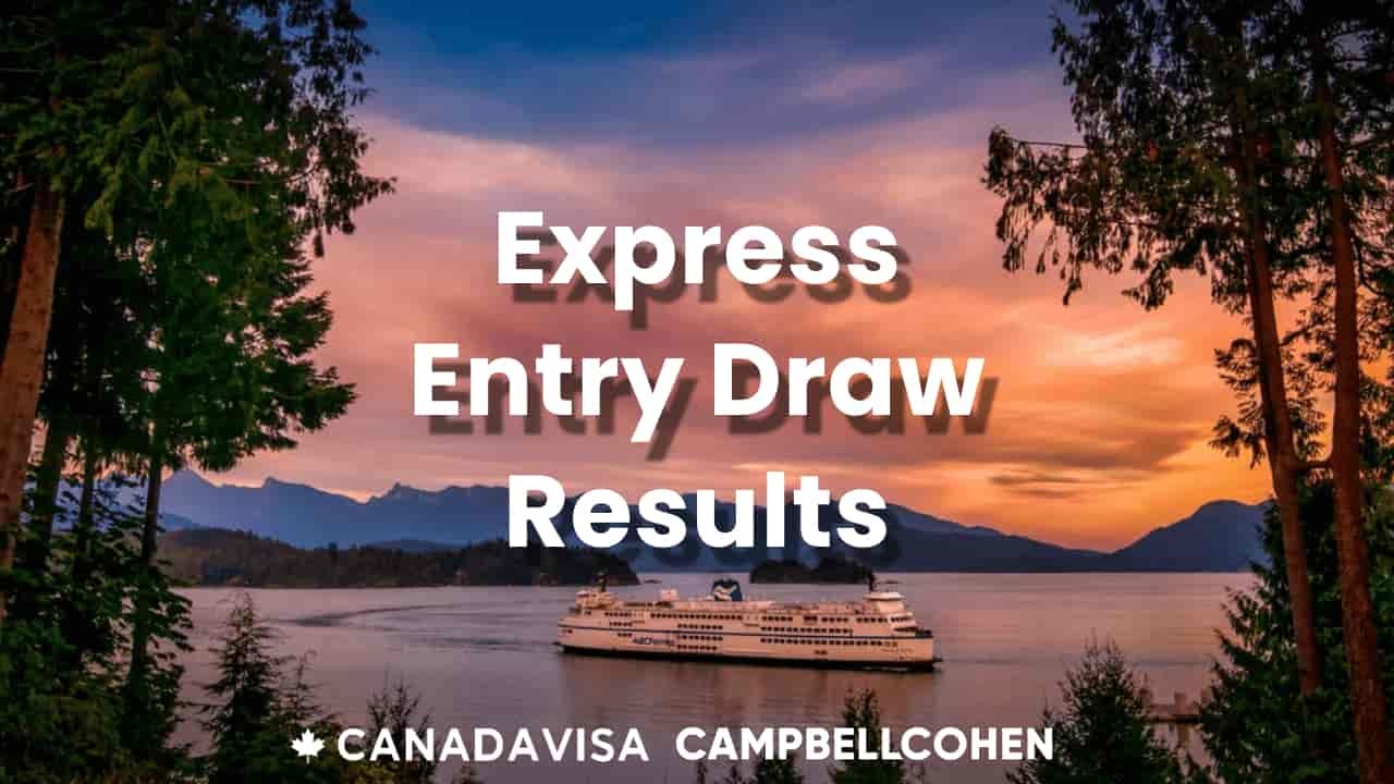 Canada immigration Express Entry Draw Results
