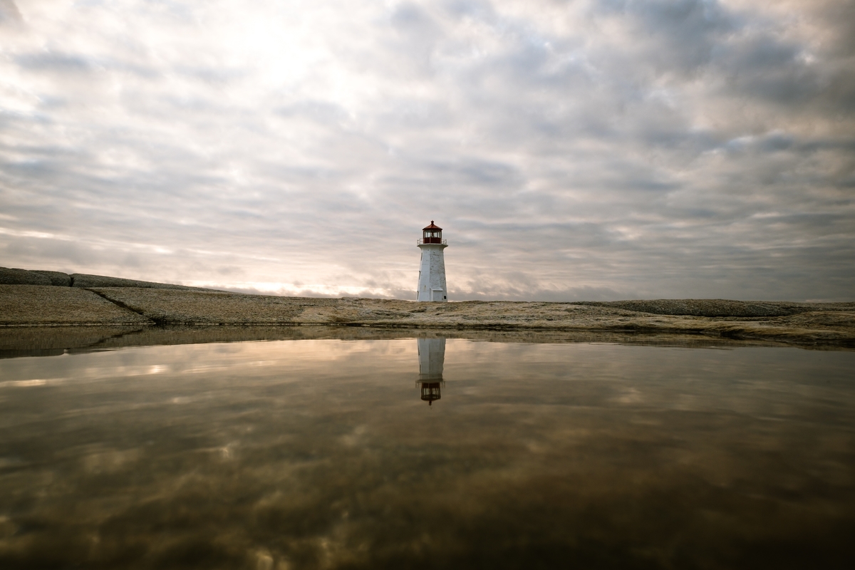 The lighthouse at Peggy's Cove, Nova Scotia