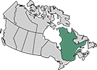 A map of Quebec