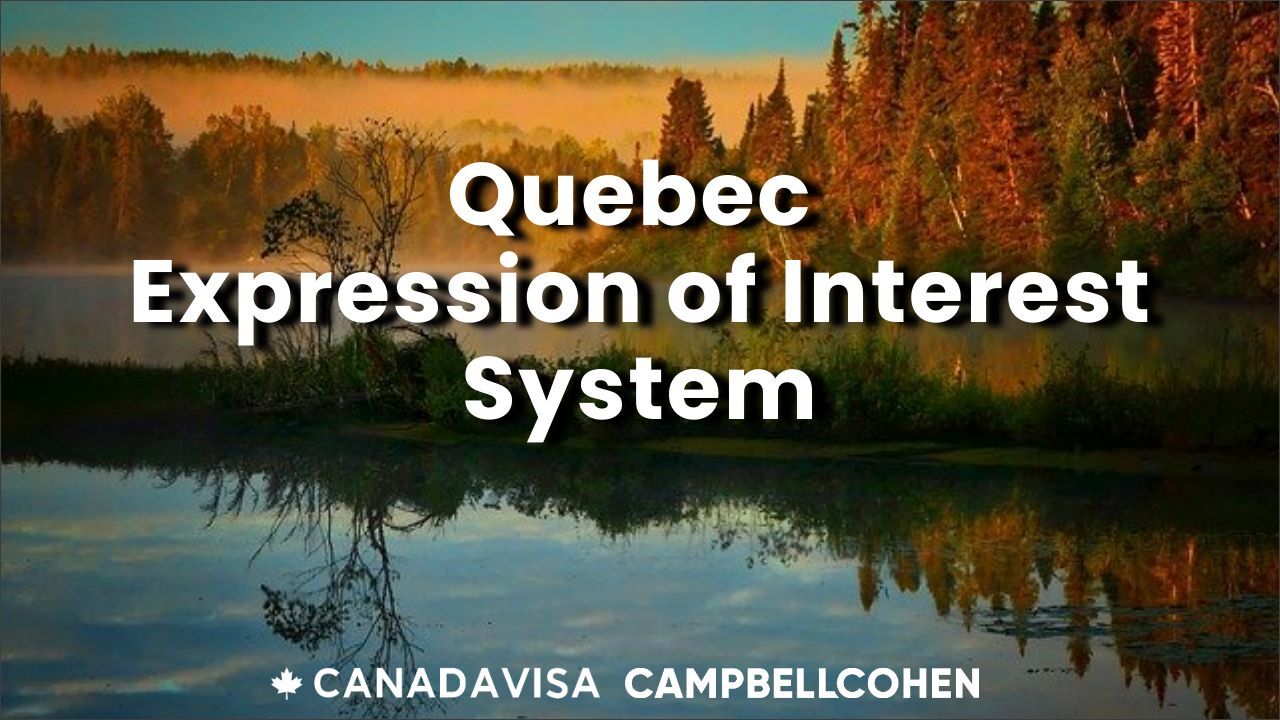 Quebec Expression of Interest System