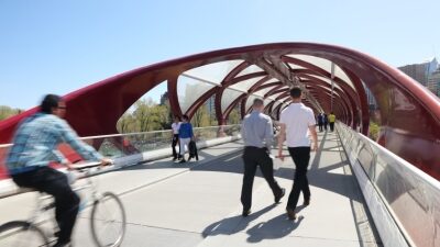 Calgary peace bridge