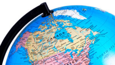 Canada globe