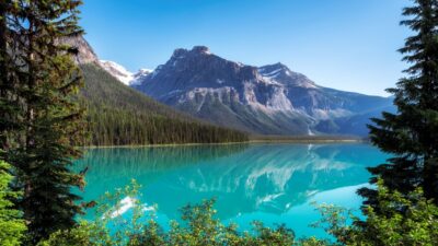 Emerald lake british columbia draw