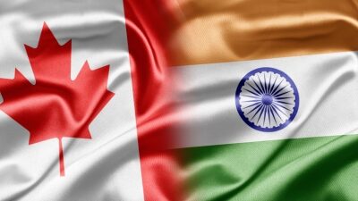India canada flags