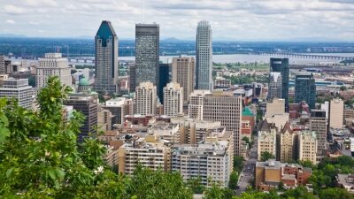 Montreal skyline summer