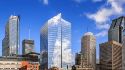 Montreal skyscrapers downtown