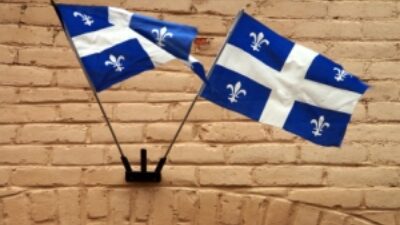 Quebec two flags