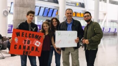 Refugees airport canada