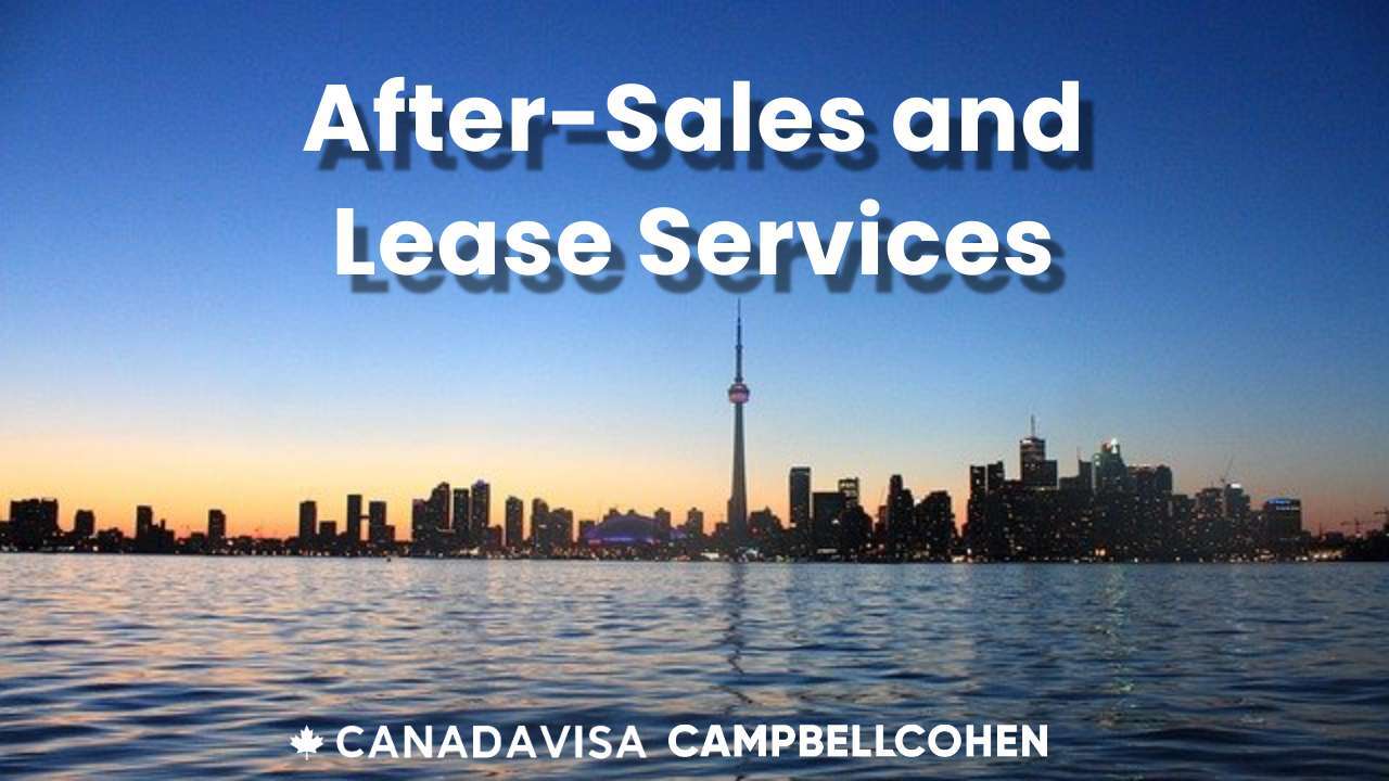 How to work in canada in after sales and lease services
