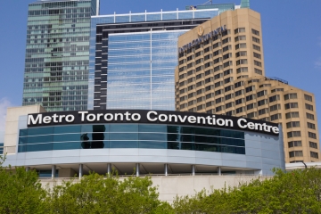 The Metro Toronto Convention Centre in downtown Toronto, Ontario, Canada