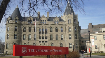 The University of Winnipeg  in Winnipeg, Manitoba, Canada